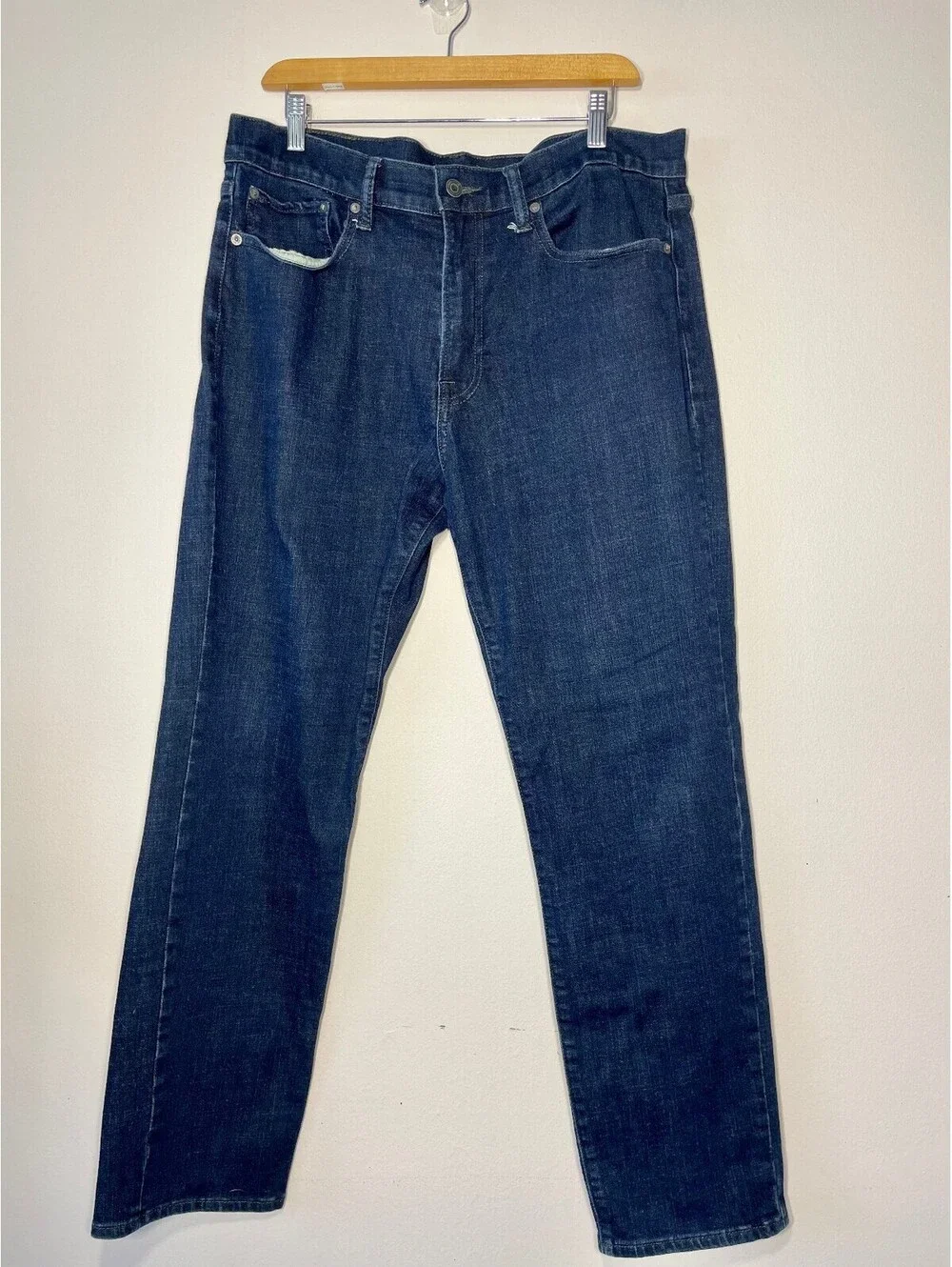 Lucky Brand Dark Wash Straight Jeans Classic Indie Y2K 36x30